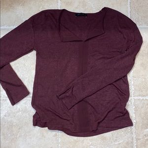 Blouse- wine colored